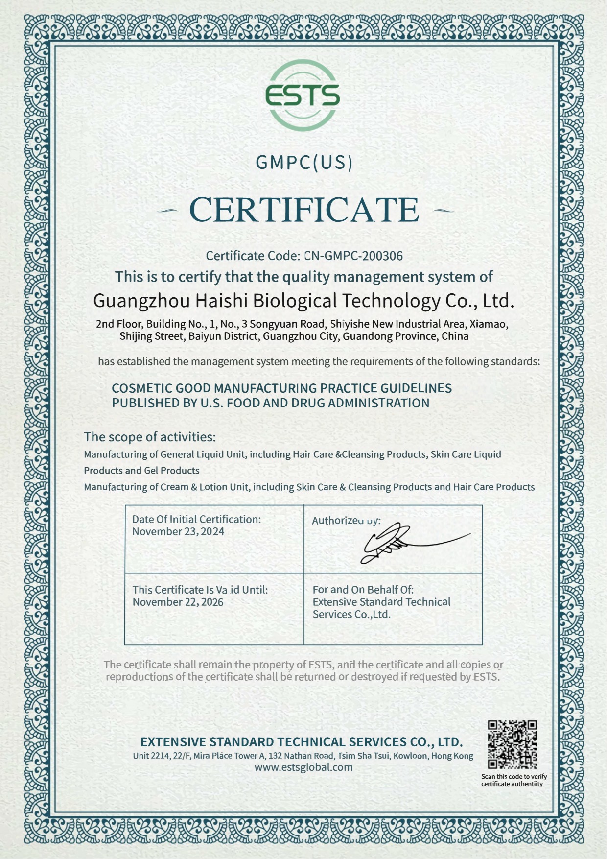 Safety Data Sheet - SGS Report